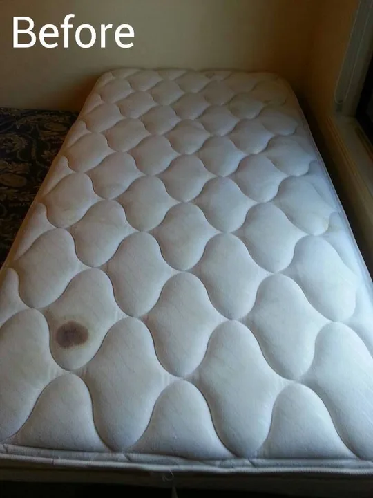 Mattress before cleaning